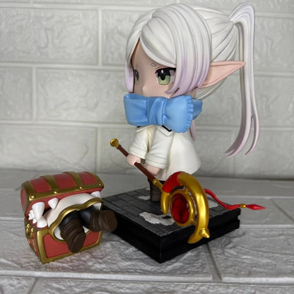 Figura Anime Lillian Roupa Inverno 18cm – Modelo Decorativo Artesanal Personagem Colecionável