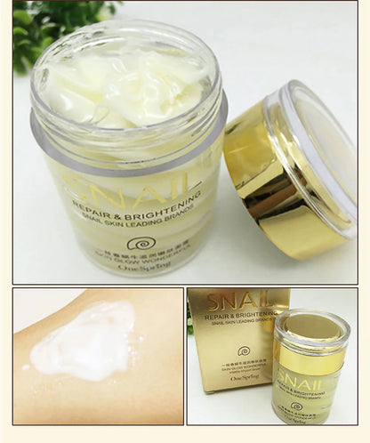 Creme Caracol Colágeno Anti-Idade | Clareia Pele, Reduz Olheiras e Remove Bolsas