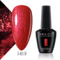Verniz Gel NAILCO 15ml Série Vermelho Escuro – Cores Glitter UV Manicure Profissional Semi-Permanente