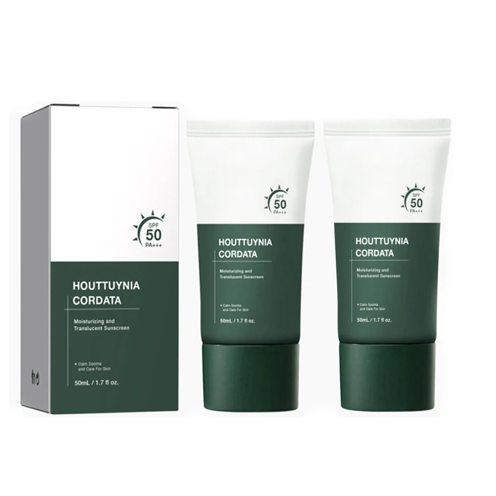 Protetor Solar SPF50+ com Centella Asiática | Hidratante e Proteção UV Intensa