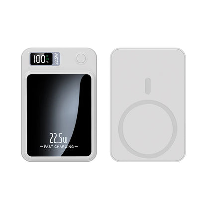 Power Bank Premium Magnético 20000mAh Wireless 15W Carregador Portátil Rápido iPhone MagSafe