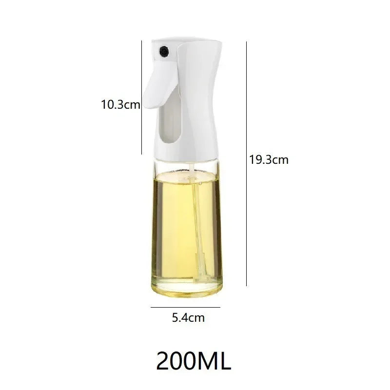 Spray de Óleo para Cozinha - Pulverizador Dispensador Azeite Reutilizável Grau Alimentar Vinagre