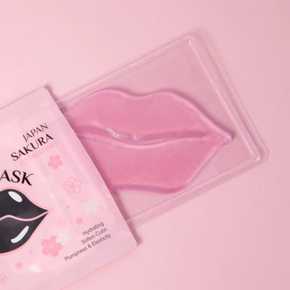 Máscara Labial LAIKOU 5/10pcs - Hidratação Profunda Reparadora Anti-Rugas Lábios