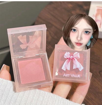Conjunto de Batons Mate 6 Peças | Kit Veludo Nude com Blush e Colar Presente