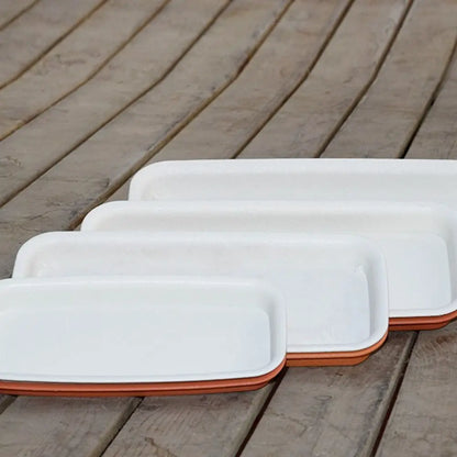 Bandeja Coletora para Vasos | Retangular em Plástico para Interior e Exterior