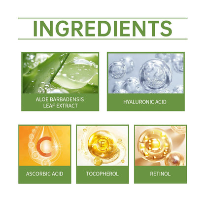 Tónico Facial Aloe Vera 100ml - Hidratante Controlo Oleosidade Refrescante