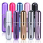 Frasco Perfume Recarga Inferior 5ml Kit 10un – Spray Recarregável Portátil Vazio Cosmético Viagem