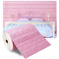 Papel de Parede 3D Autoadesivo Efeito Tijolo Antigo - 70cm x 1/5/10m Impermeável para Sala e Quarto