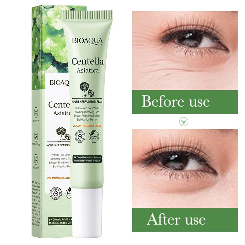 Creme Olhos Centella Asiatica – Hidratante Firmeza Clareia Olheiras Suaviza Linhas Nutre 20g