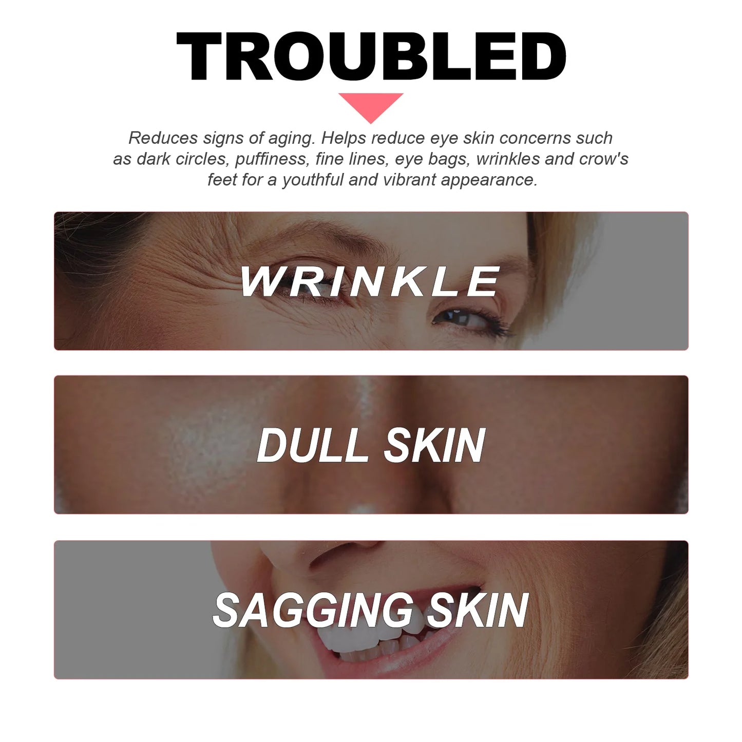 Creme Olhos Retinol Anti-Rugas – Firmeza Lifting Olheiras Bolsas Hidratante Clareador Iluminador