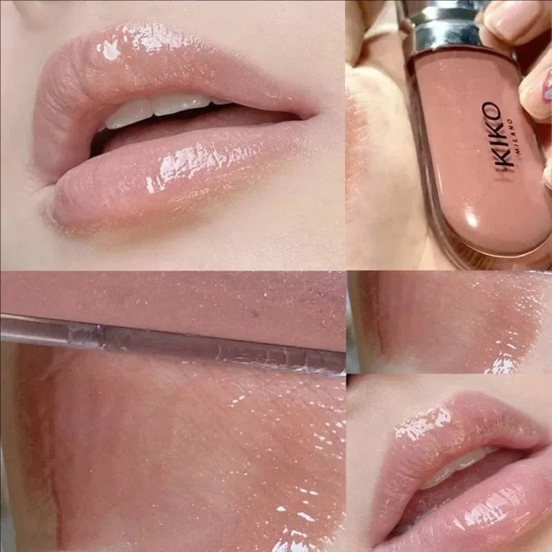 Gloss Labial KIKO 3D Hydra Espelho – Brilho Shimmer Hidratante Perolado Volumizador Não Transfere