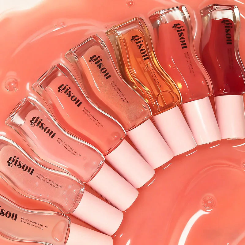 Gisou Lip Balm Óleo Labial Glazed Plum – Hidratação, Volume e Brilho para Lábios Perfeitos