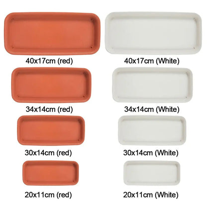 Bandeja Coletora para Vasos | Retangular em Plástico para Interior e Exterior