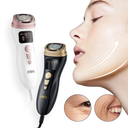 Mini Máquina HIFU Ultrassónica RF EMS | Lifting Facial, Antirrugas e Tonificação da Pele
