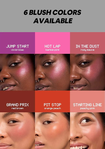 Blush Líquido Perolado 6 Cores | Impermeável com Efeito Natural Duradouro