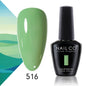 Verniz Gel NAILCO 15ml Série Vermelho Escuro – Cores Glitter UV Manicure Profissional Semi-Permanente