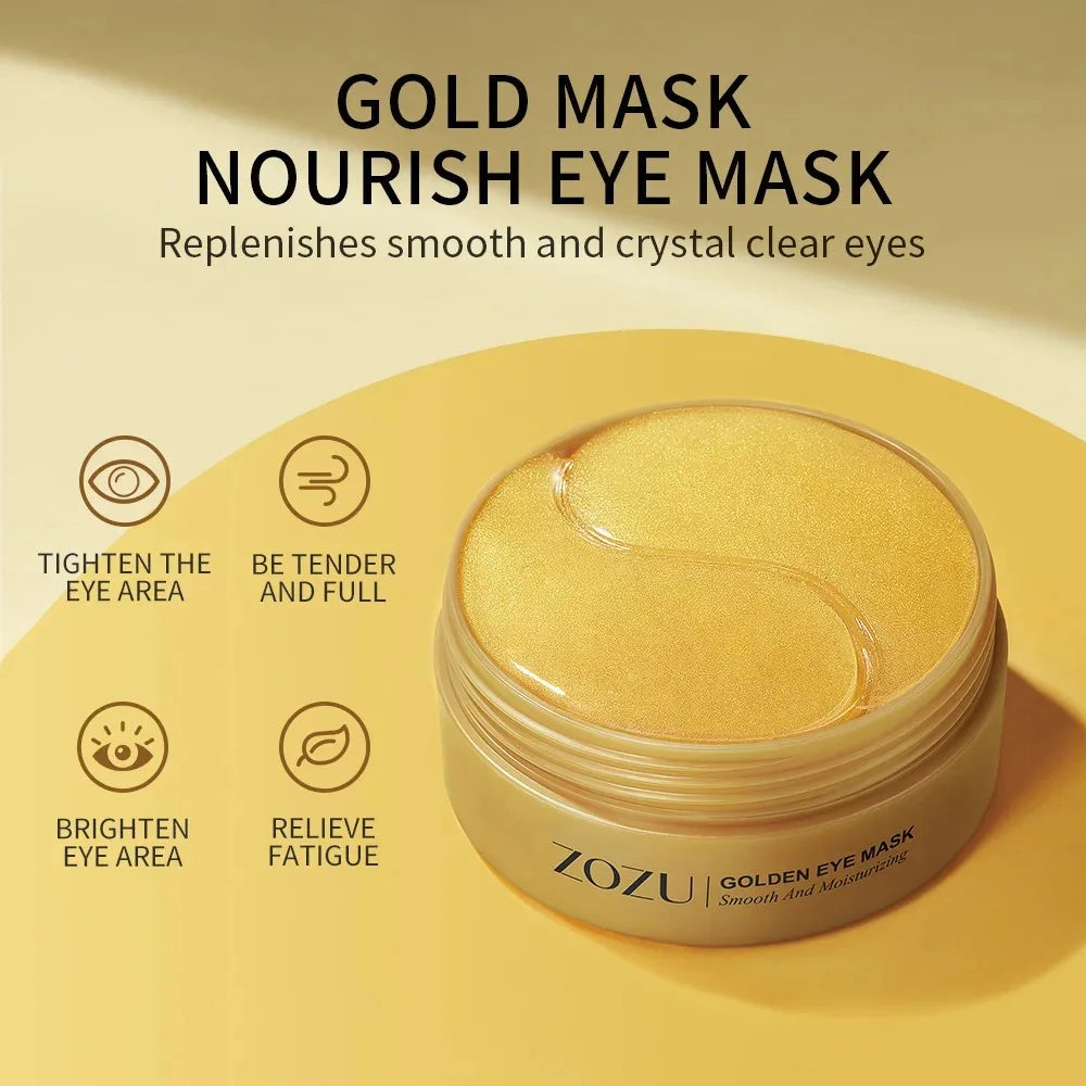 Máscaras de Olhos Abacate e Ouro 60/120pcs - Anti-Olheiras