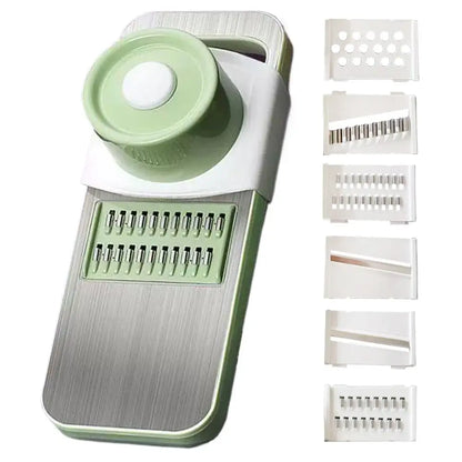 Fatiador de Legumes e Frutas Manual – Ralador, Cortador e Picador de Alimentos | Chopper para Batatas e Vegetais | Acessório Prático para Cozinha