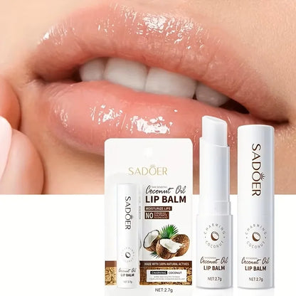 Bálsamo Labial de Coco | Hidratação Duradoura para Homem e Mulher