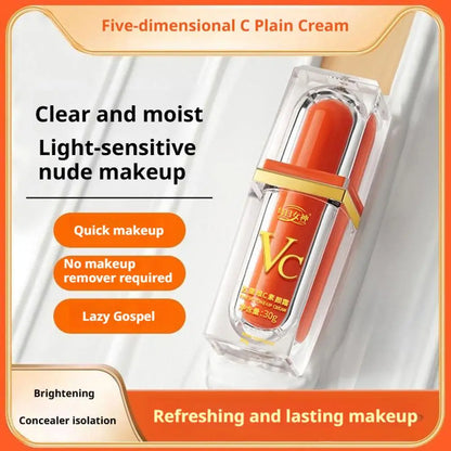 Creme Facial Vitamina C Natural – Hidratante Corretor Iluminador Reduz Poros Rugas Manchas
