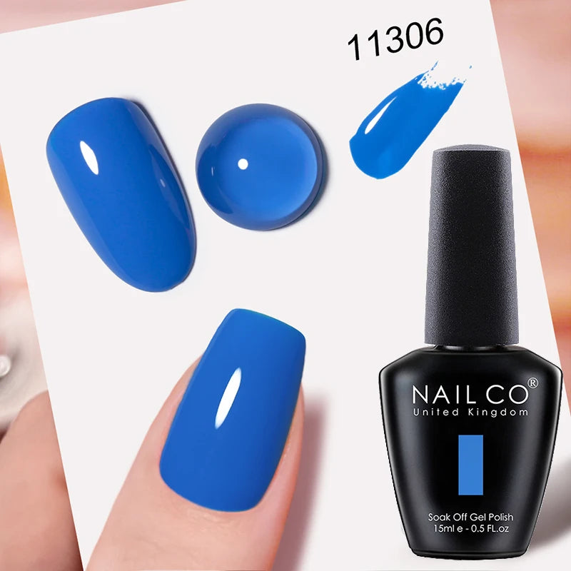 Verniz Gel NAILCO 15ml UV/LED Sem Hema/TPO – Base e Top Coat Profissional Semi-Permanente