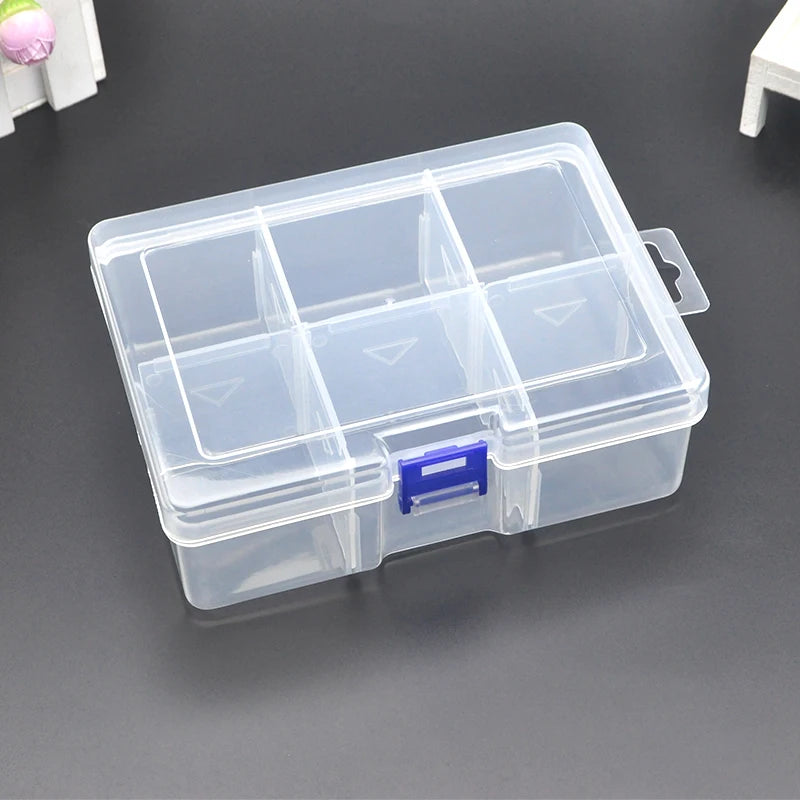 Caixas de Plástico Transparente Empilháveis | Organizador para Pequenos Objetos