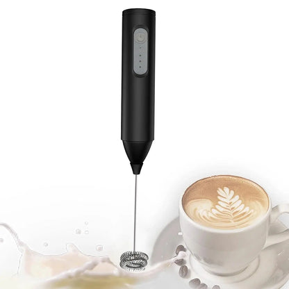 Espumador de Leite Elétrico USB Recarregável | 3 Velocidades para Café e Cappuccino
