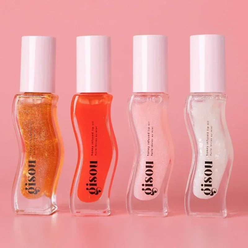 Gisou Lip Balm Óleo Labial Glazed Plum – Hidratação, Volume e Brilho para Lábios Perfeitos