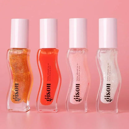 Gisou Lip Balm Óleo Labial Glazed Plum – Hidratação, Volume e Brilho para Lábios Perfeitos