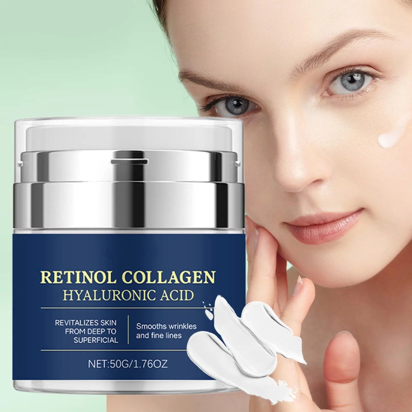Creme Retinol Lifting Firmeza – Anti-Idade Rugas Hidratação Profunda Colágeno Suaviza Linhas Rosto