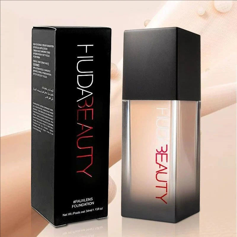 Base Líquida Huda Beauty Matte | Cobertura Total e Longa Duração
