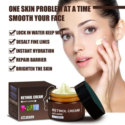 Creme Sérum Retinol 30g Facial Olhos – Firmeza Lifting Anti-Idade Reduz Rugas Linhas Finas