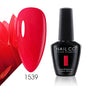 Verniz Gel NAILCO 15ml Série Vermelho Escuro – Cores Glitter UV Manicure Profissional Semi-Permanente
