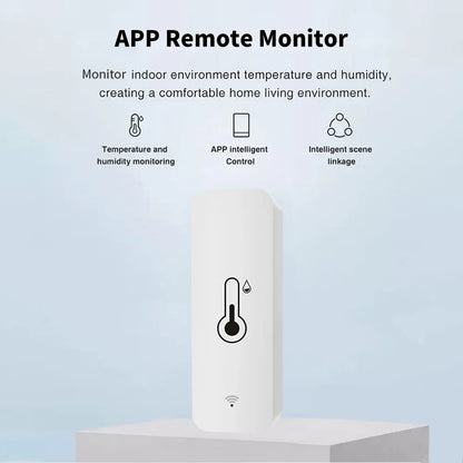 Sensor WiFi Temperatura e Humidade Inteligente | Tuya Smart