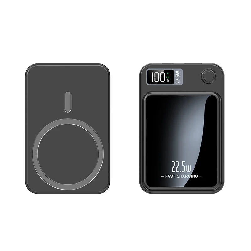 Power Bank Premium Magnético 20000mAh Wireless 15W Carregador Portátil Rápido iPhone MagSafe
