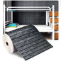 Papel de Parede 3D Autoadesivo Efeito Tijolo Antigo - 70cm x 1/5/10m Impermeável para Sala e Quarto