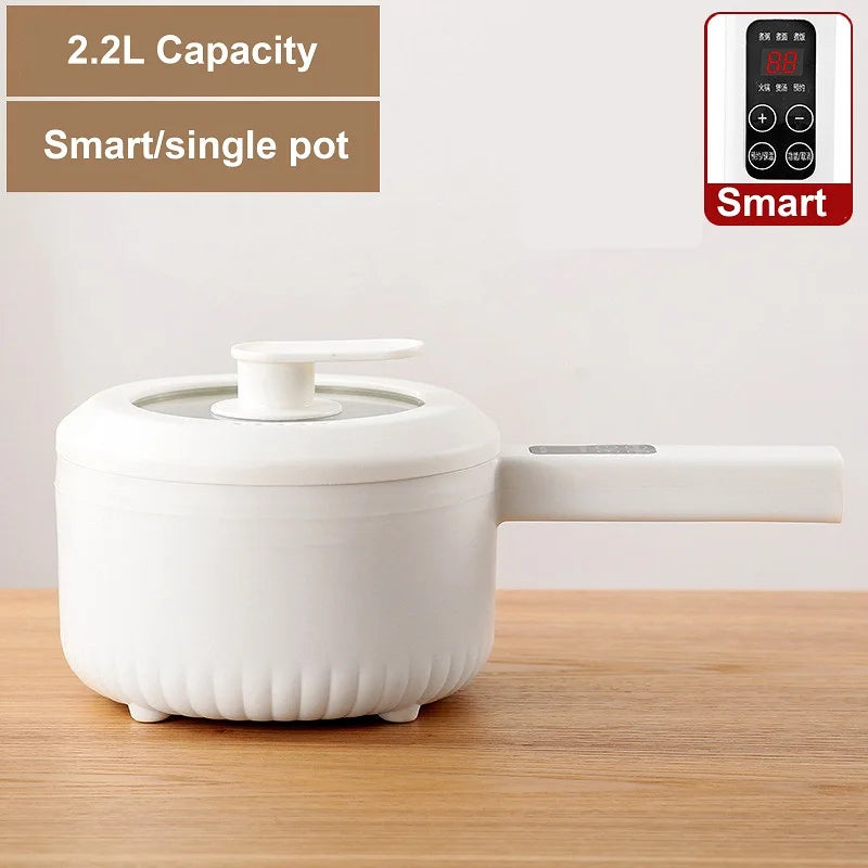 Panela Elétrica Multifunções 2.2L | Antiaderente para Dormítório