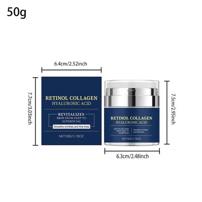 Creme Retinol Lifting Firmeza – Anti-Idade Rugas Hidratação Profunda Colágeno Suaviza Linhas Rosto