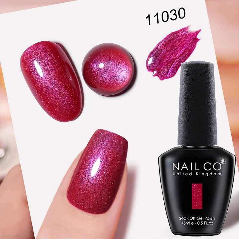Verniz Gel NAILCO 15ml UV/LED Sem Hema/TPO – Base e Top Coat Profissional Semi-Permanente