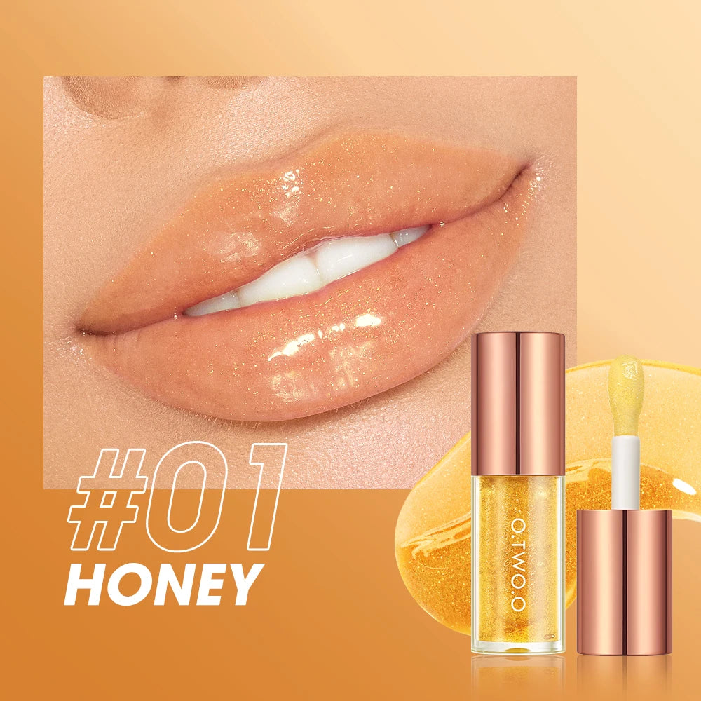 Óleo Labial O.TWO.O Volumizador com Glitter