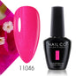 Verniz Gel NAILCO 15ml Série Vermelho Escuro – Cores Glitter UV Manicure Profissional Semi-Permanente