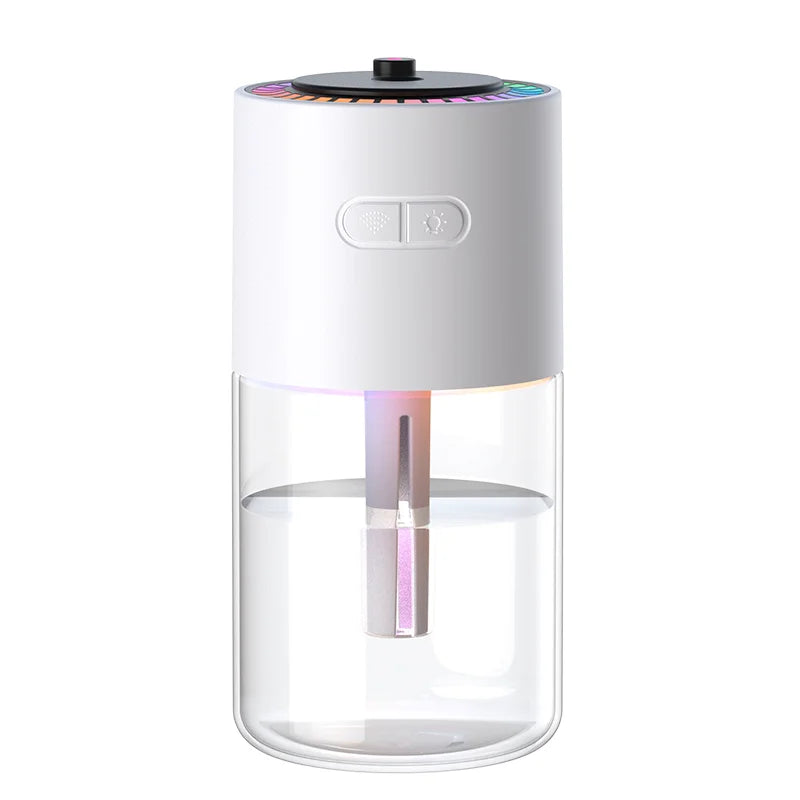 Difusor Aromas 150ml Efeito Chama - Humidificador Ultrassónico Comando Distância Desligamento Automático