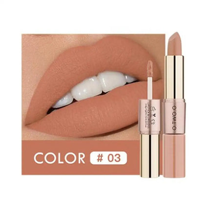 Batom 2 em 1 Matte e Gloss | 12 Cores para Todos os Looks