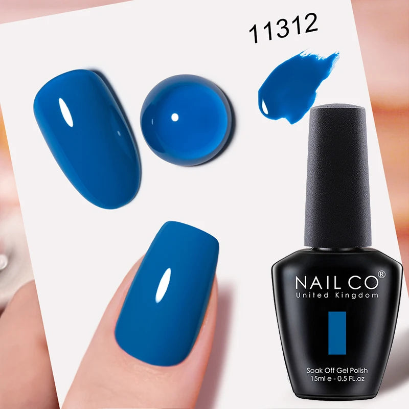 Verniz Gel NAILCO 15ml UV/LED Sem Hema/TPO – Base e Top Coat Profissional Semi-Permanente