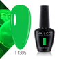Verniz Gel NAILCO 15ml Série Vermelho Escuro – Cores Glitter UV Manicure Profissional Semi-Permanente