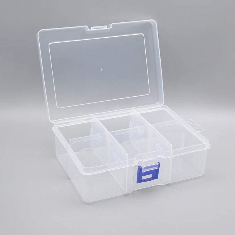 Caixas de Plástico Transparente Empilháveis | Organizador para Pequenos Objetos