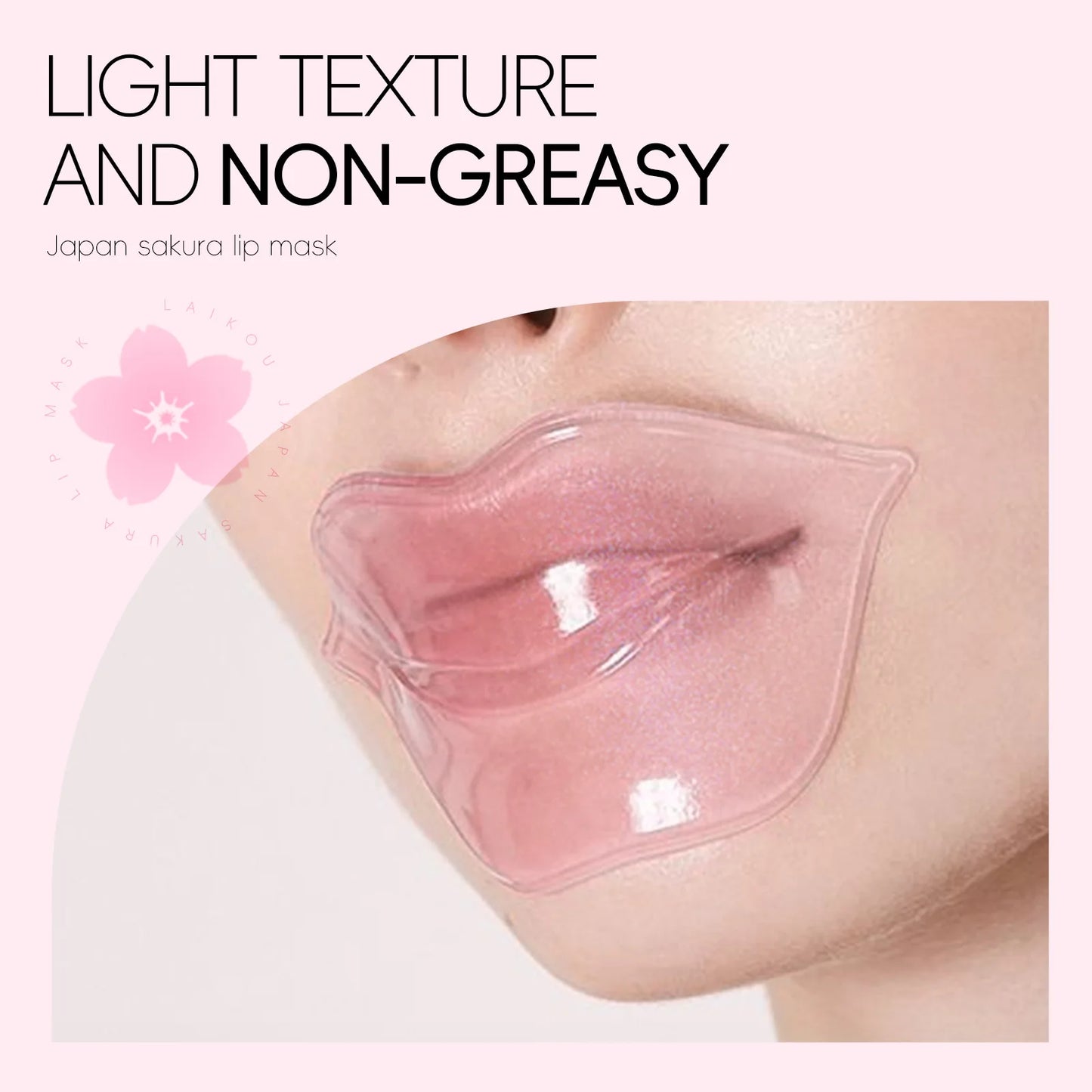 Máscara Labial LAIKOU 5/10pcs - Hidratação Profunda Reparadora Anti-Rugas Lábios