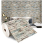 Papel de Parede 3D Autoadesivo Efeito Tijolo Antigo - 70cm x 1/5/10m Impermeável para Sala e Quarto