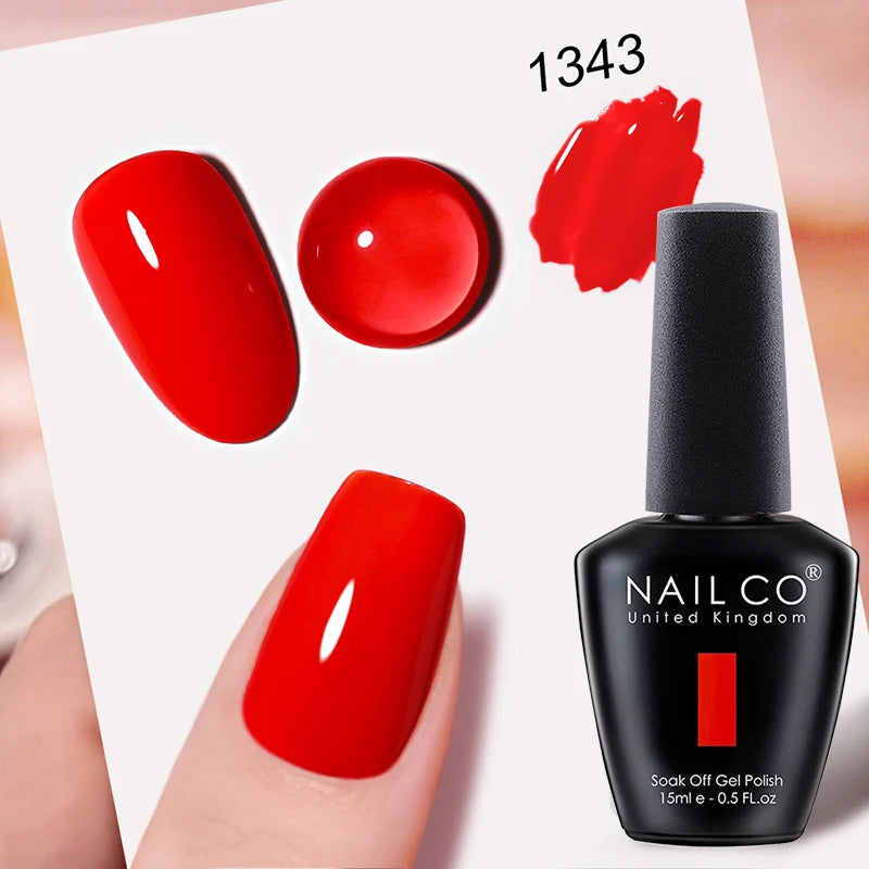 Verniz Gel NAILCO 15ml UV/LED Sem Hema/TPO – Base e Top Coat Profissional Semi-Permanente