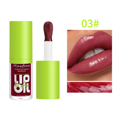 Gloss Labial Impermeável Hidratante Longa Duração - Líquido Não Transfere Embalagem Verde